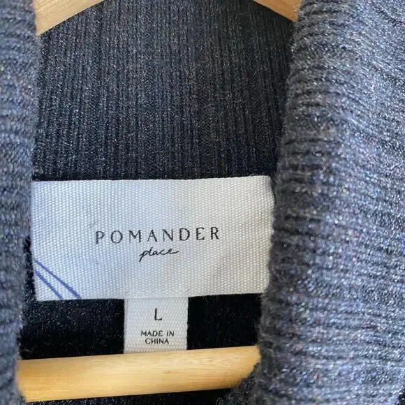 Tuckernuck Pomander Place Vivianne Black Sweater Mini Dress L - Picture 13 of 16